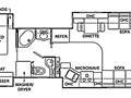 2006 Holiday Rambler Endeavor 40PDQ Floorplan