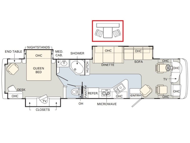 2005 Monaco LaPalma 37PCT Floorplan