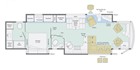 2015 Winnebago Tour 42QD Floorplan