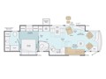 2011 Itasca Ellipse 42QD Floorplan