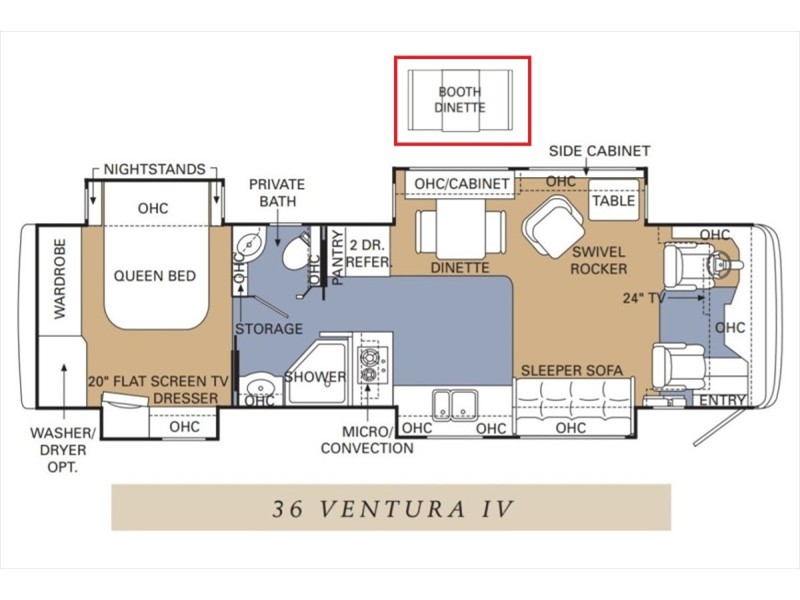 2006 Beaver Monterey 36 Ventura IV Floorplan