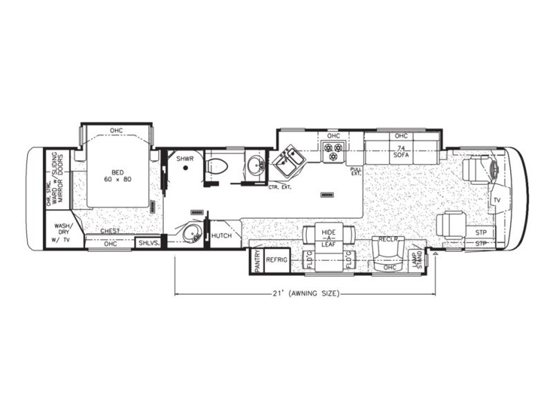 2004 Newmar Dutch Star 4011 Floorplan