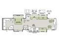 2016 Tiffin Phaeton 40QBH Floorplan