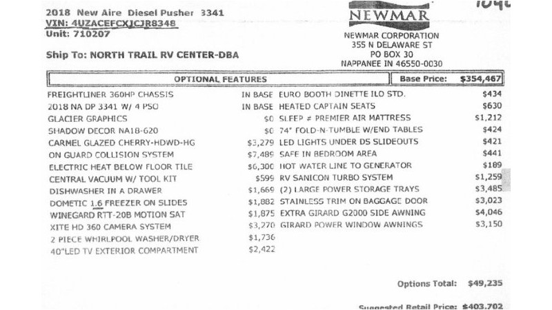 2018 Newmar New Aire 3341 - 010