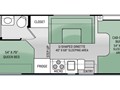 2015 Thor Freedom Elite 22E Floorplan