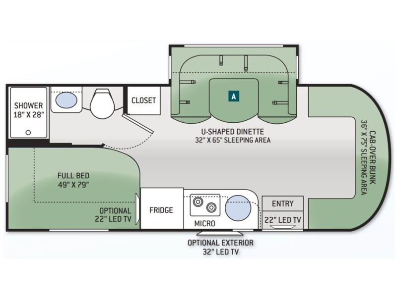 2015 Thor Siesta 24SA Floorloan