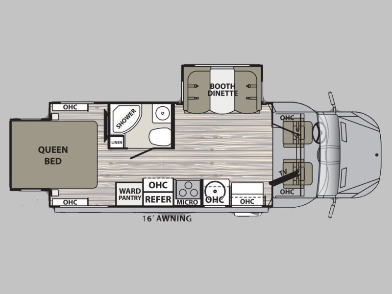 2017 Dynamax Isata 3 24RW Floorplan