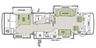 2013 Tiffin Allegro RED 34QFA Floor Plan