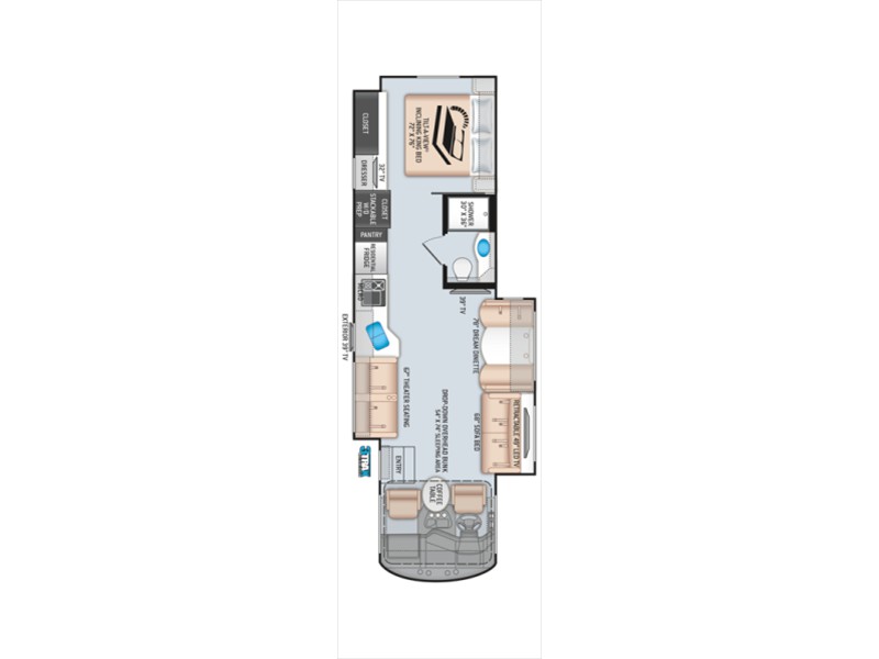 2022 Thor Miramar 35.2 Floor Plan